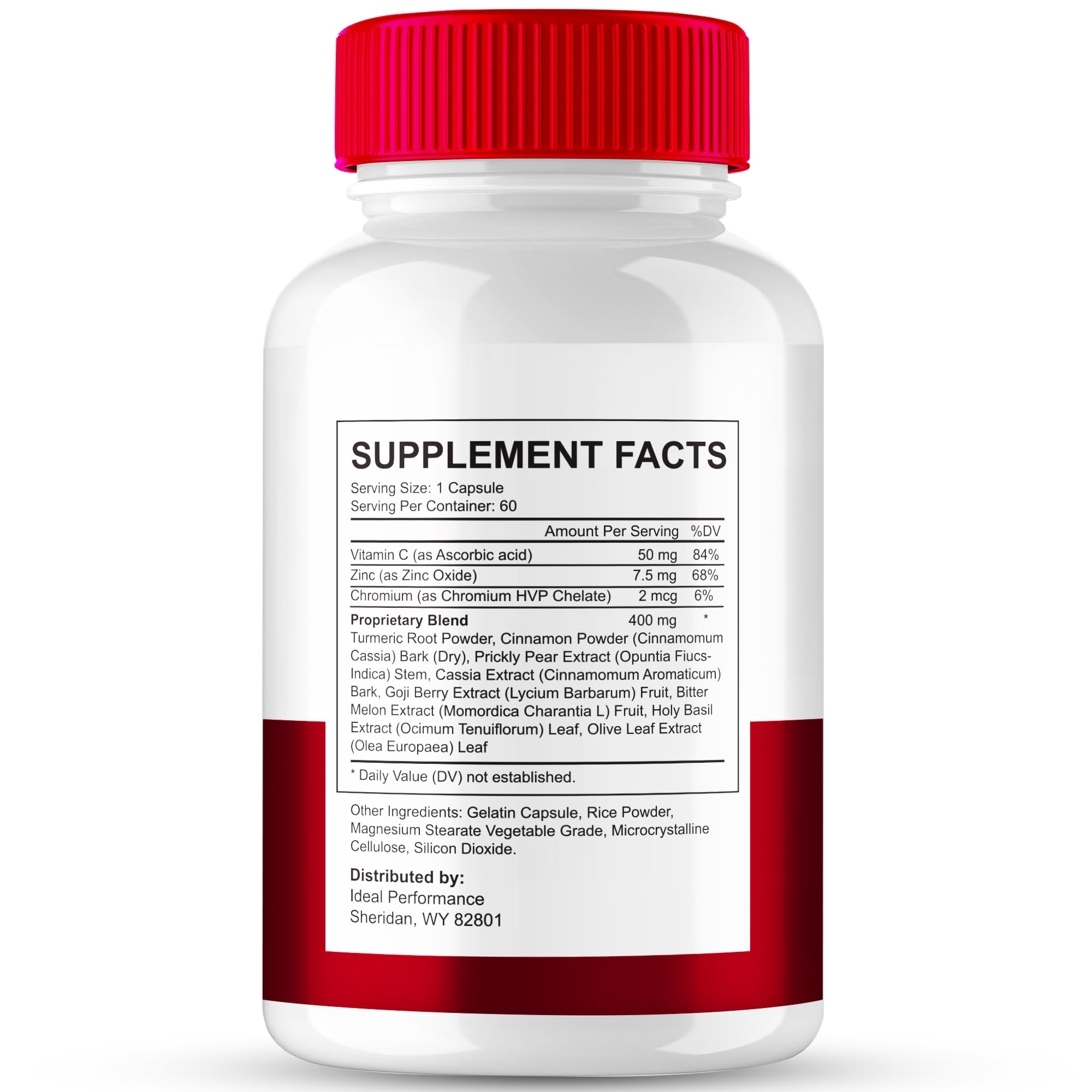 IDEAL PERFORMANCE Blood Stabilizer Capsules side view