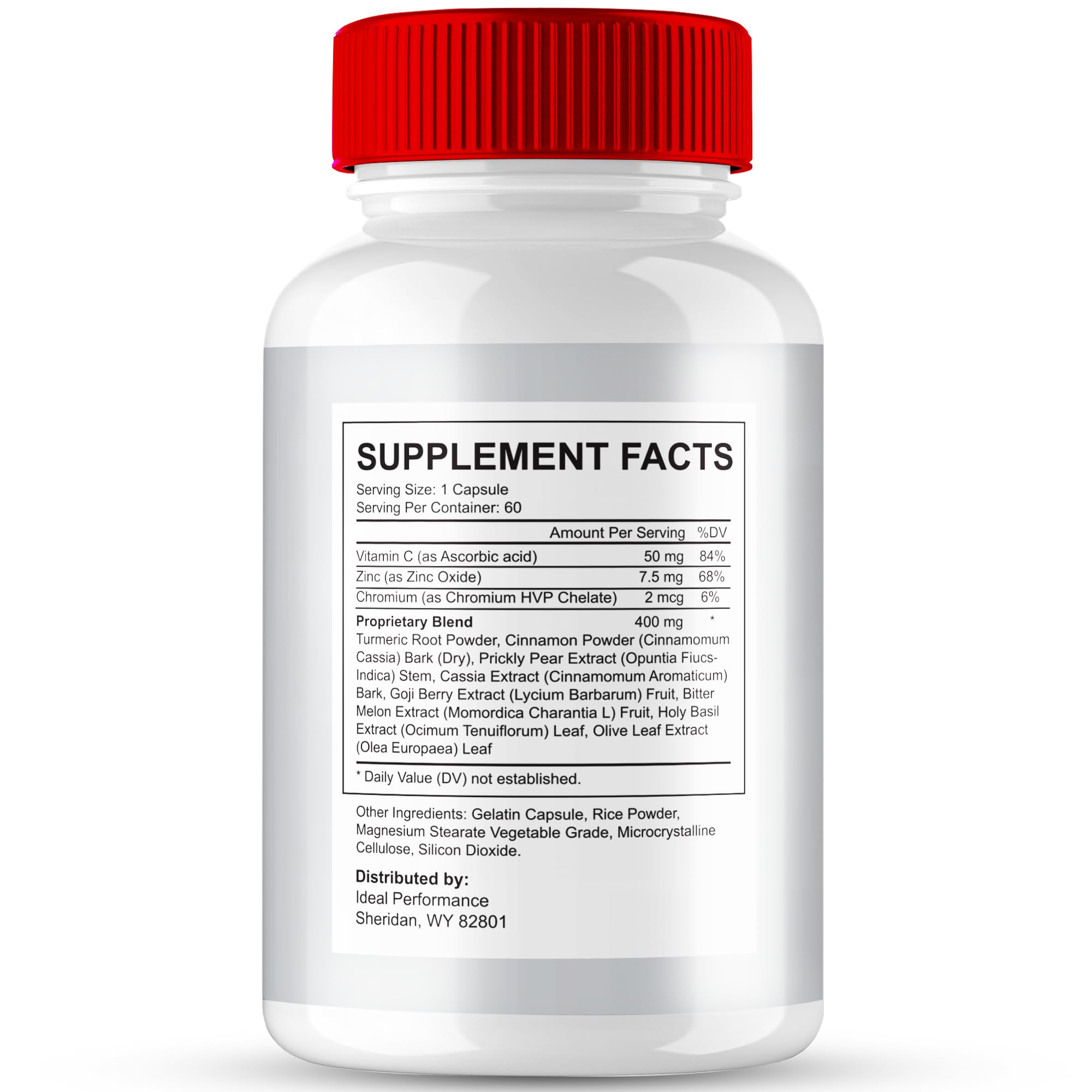 IDEAL PERFORMANCE Blood Stabilizer Capsules side view