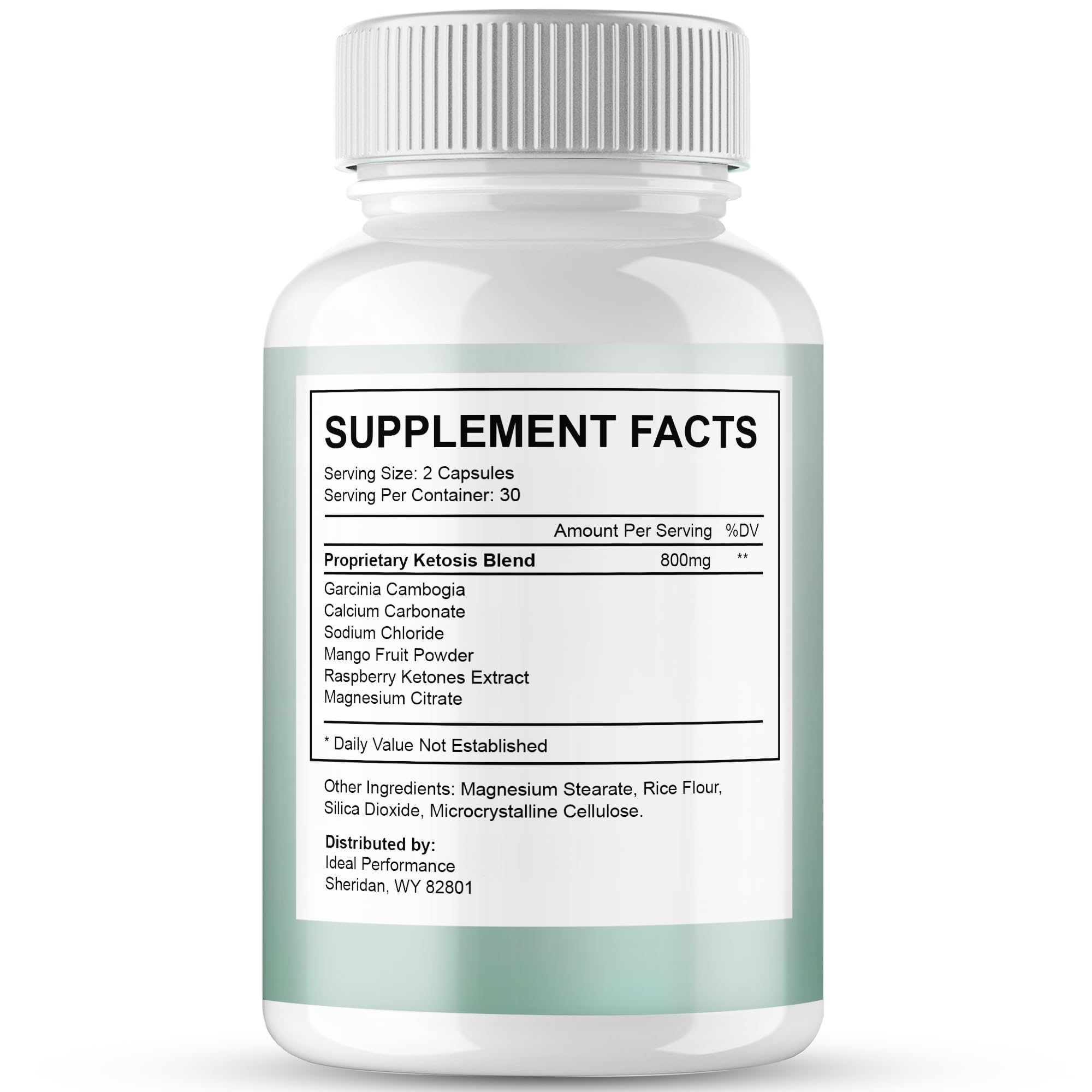 IDEAL PERFORMANCE BurnSlim Capsules bottle side view