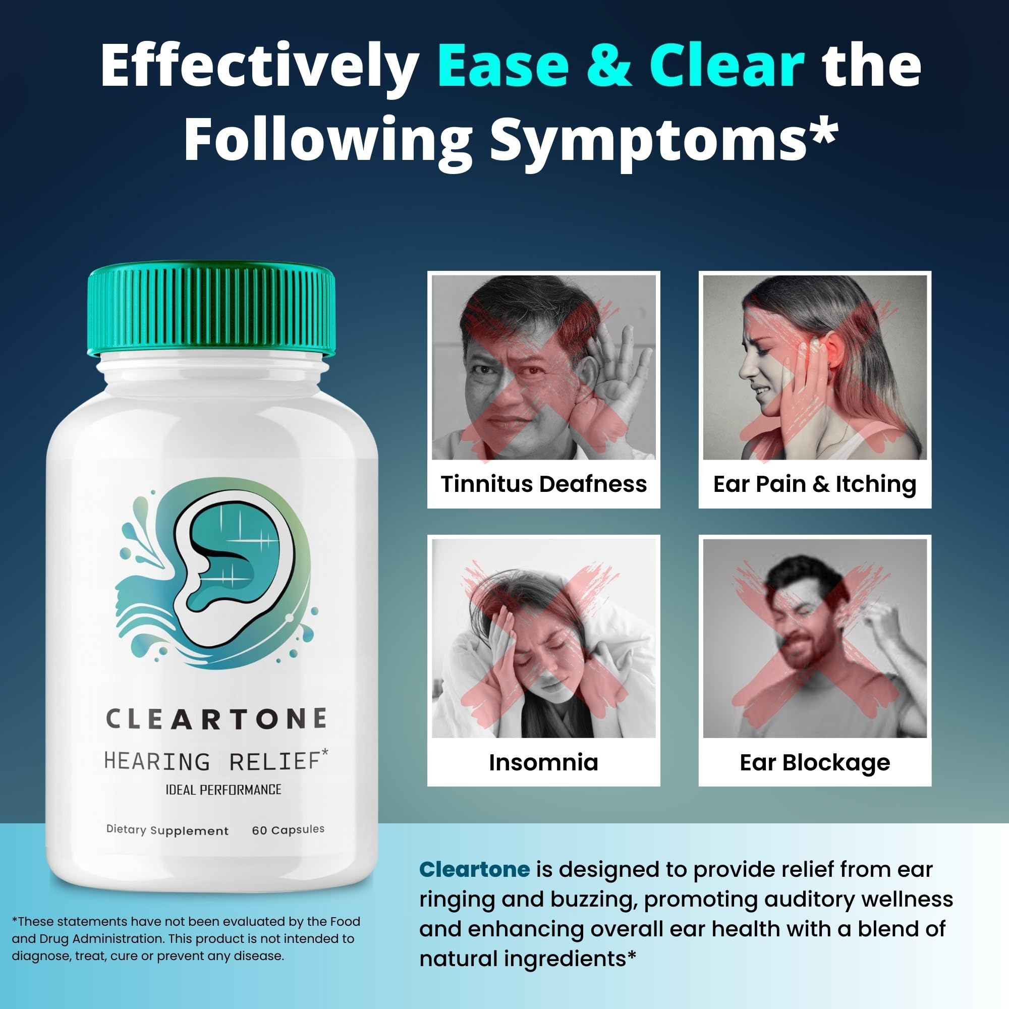 IDEAL PERFORMANCE Cleartone Tinnitus Capsule lifestyle scene