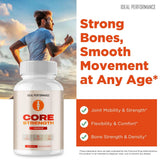 IDEAL PERFORMANCE Core Strength Supplement Capsules with measuring spoon