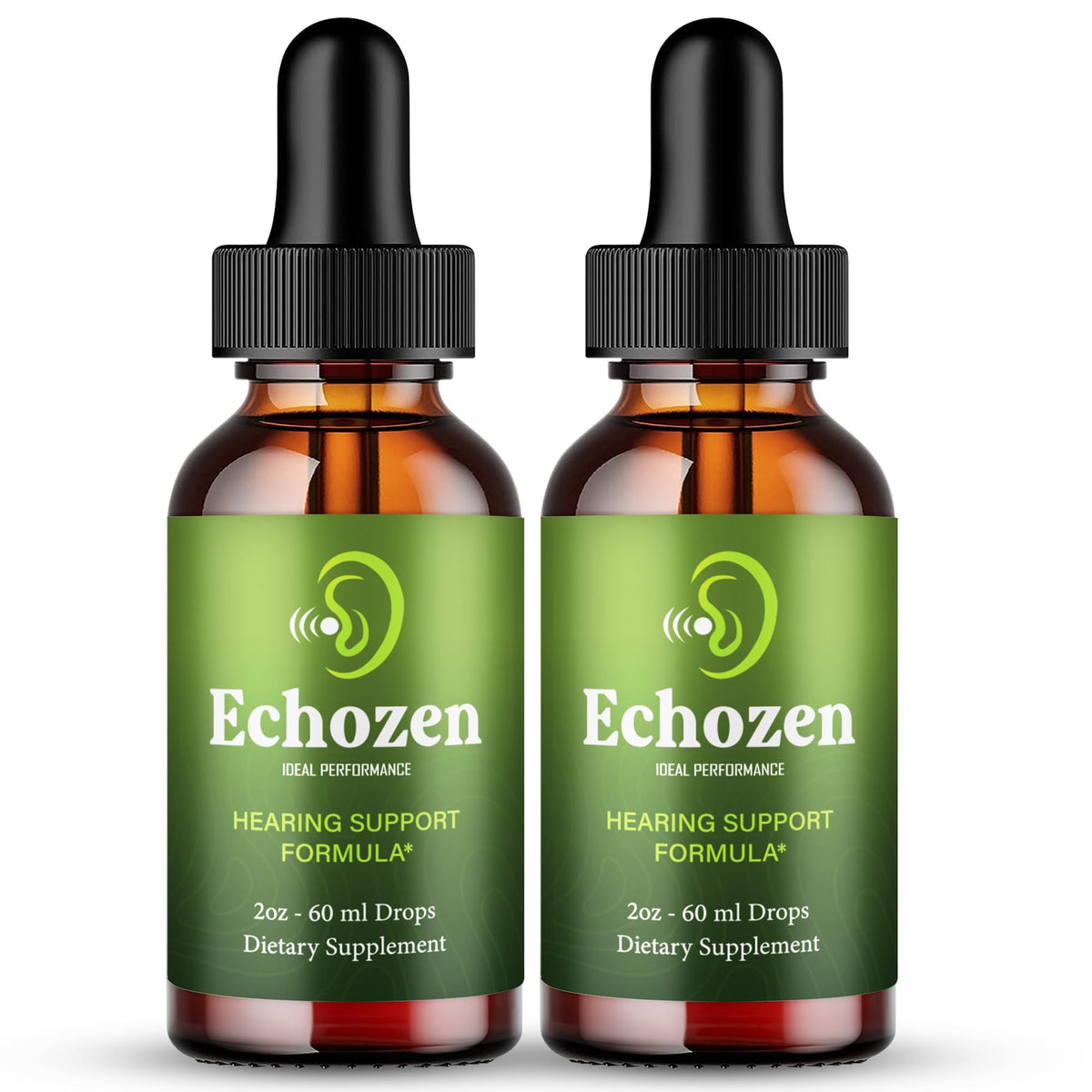 IDEAL PERFORMANCE EchoZen Drops front view with packaging