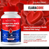 IDEAL PERFORMANCE Elaracore Blood Balance Support Capsules with dosage details