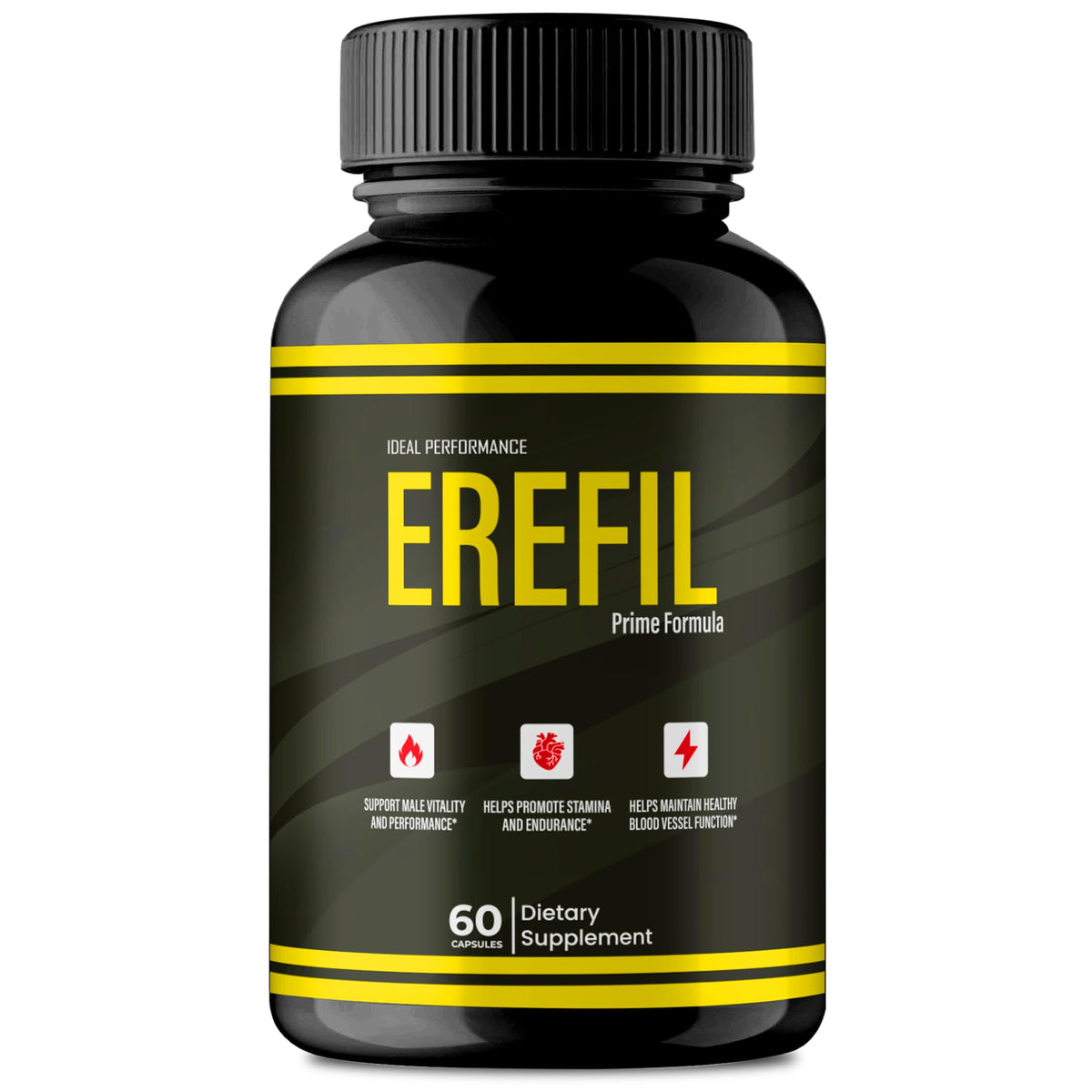 IDEAL PERFORMANCE Erefil Supplement Capsules front view
