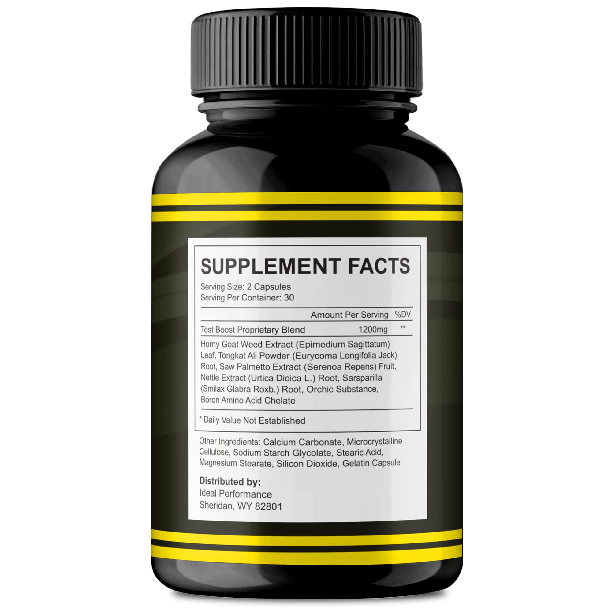IDEAL PERFORMANCE Erefil Supplement Capsules side view