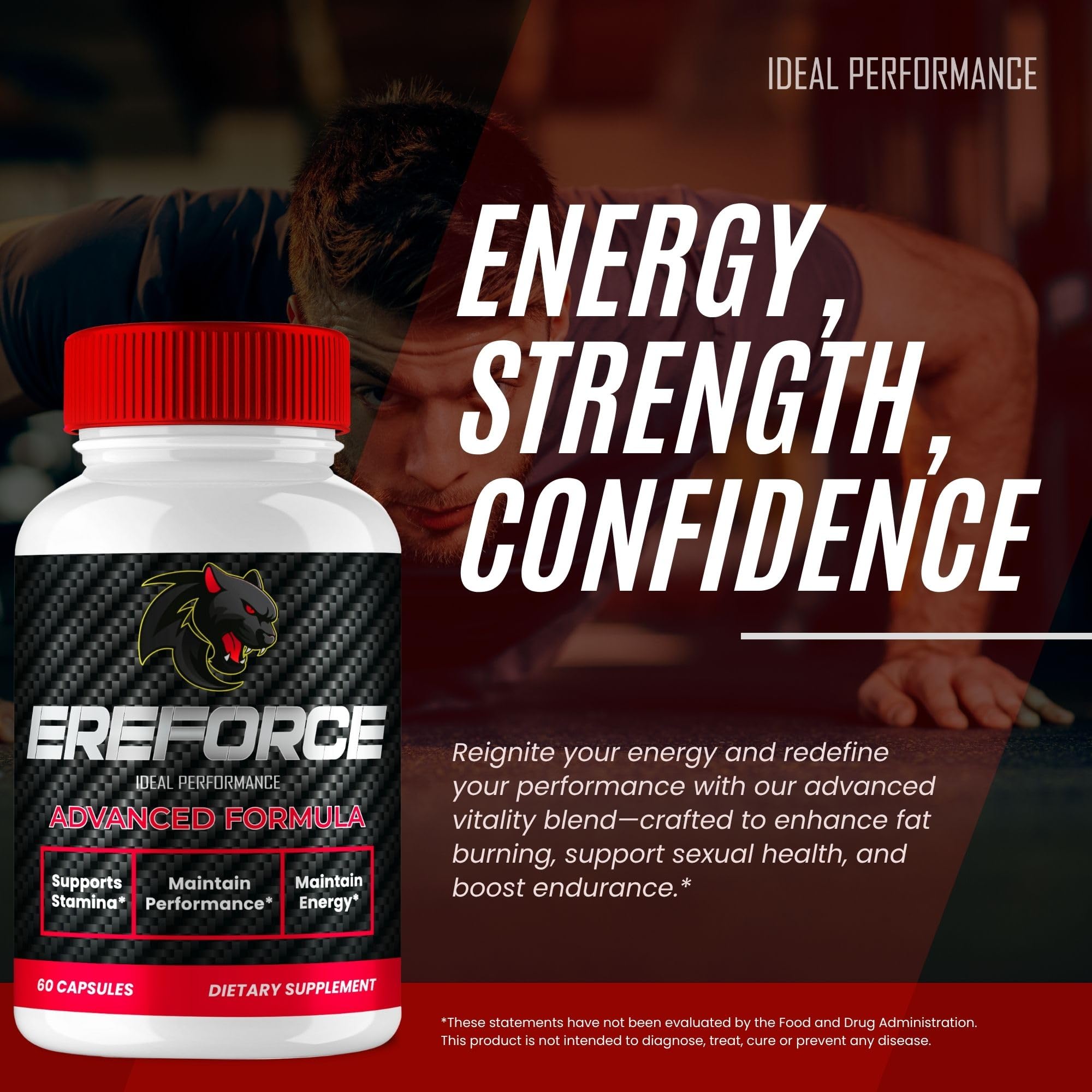 IDEAL PERFORMANCE Ereforce Capsules detailed close-up of capsules