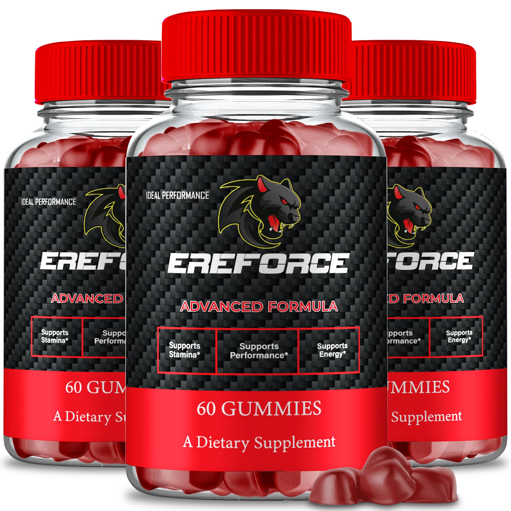 IDEAL PERFORMANCE Ereforce Gummies front view