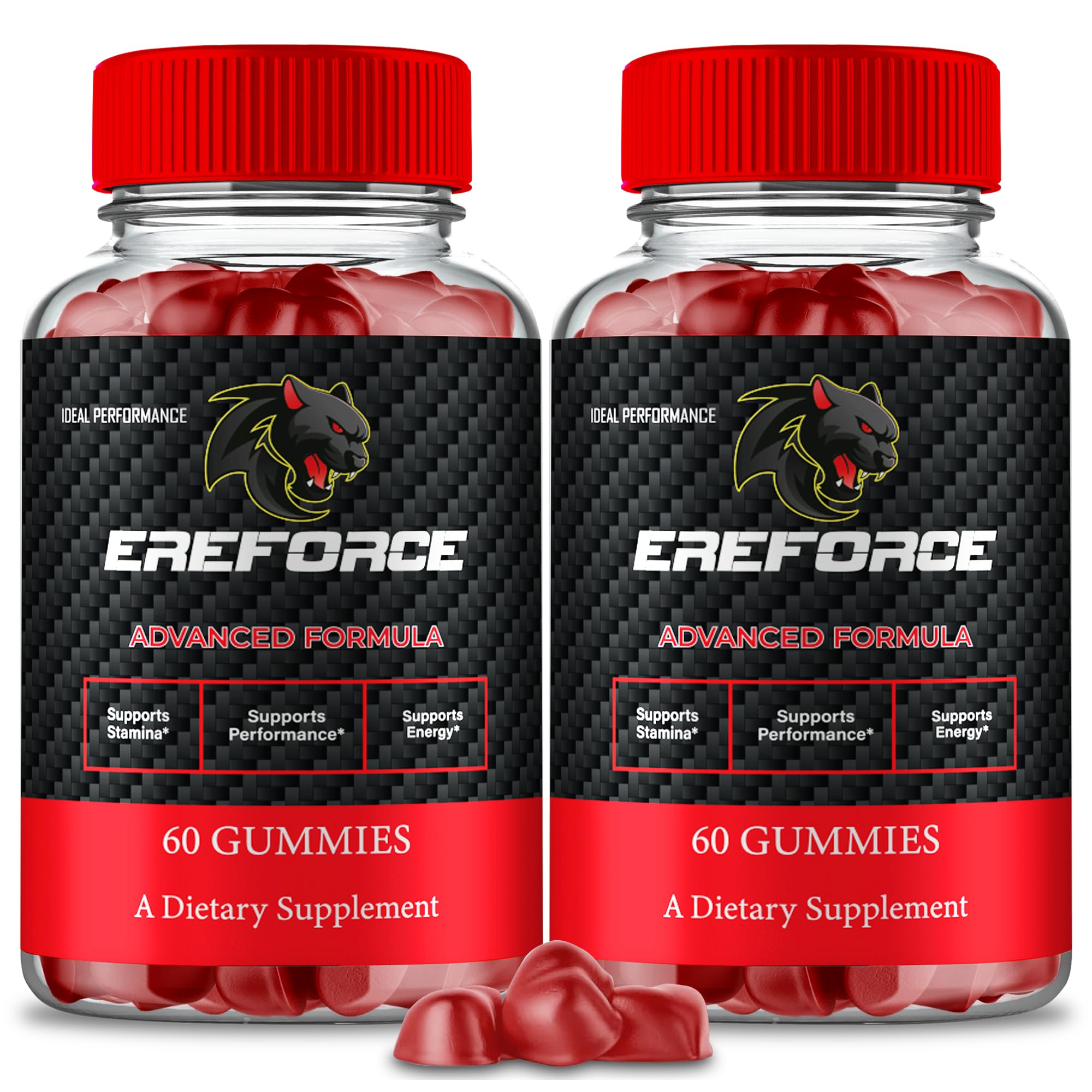 IDEAL PERFORMANCE Ereforce Gummies front view packaging