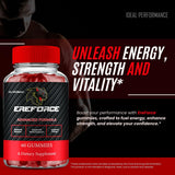 IDEAL PERFORMANCE Ereforce Gummies in a hand for size reference