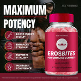 IDEAL PERFORMANCE Eros Bites Gummies for Men close-up of gummies