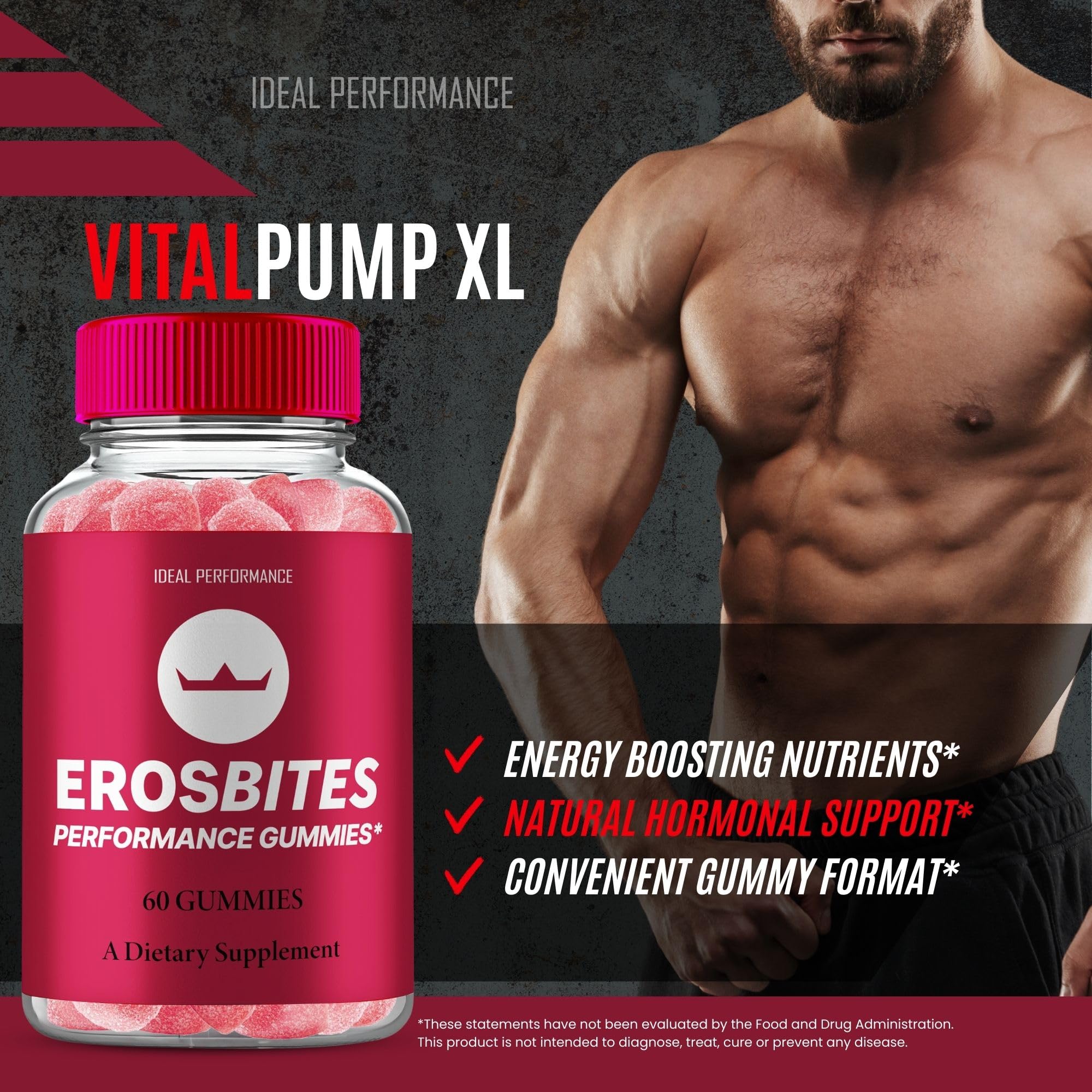 IDEAL PERFORMANCE Eros Bites Gummies for Men lifestyle scene