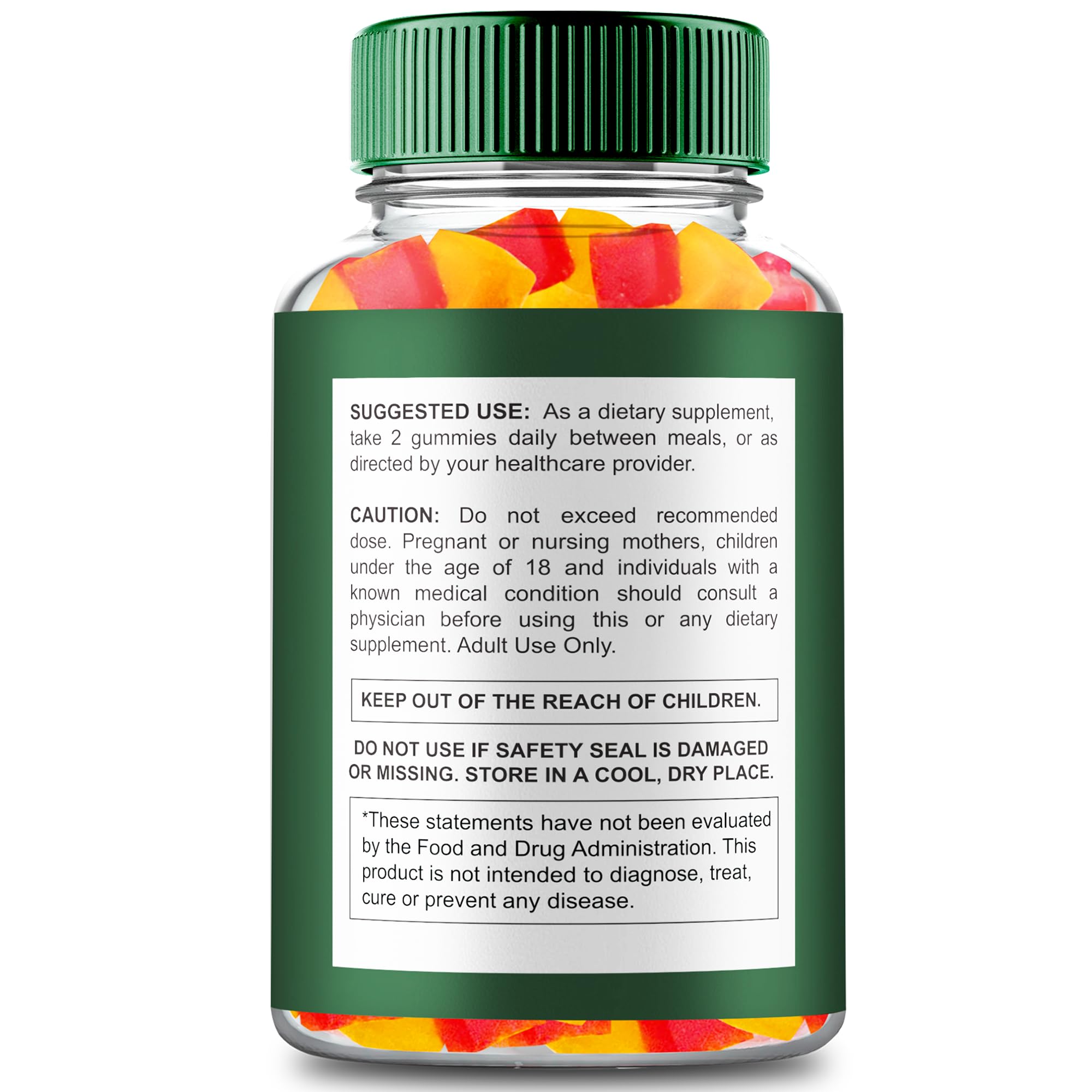 IDEAL PERFORMANCE Evergreen Hemp Gummies side view