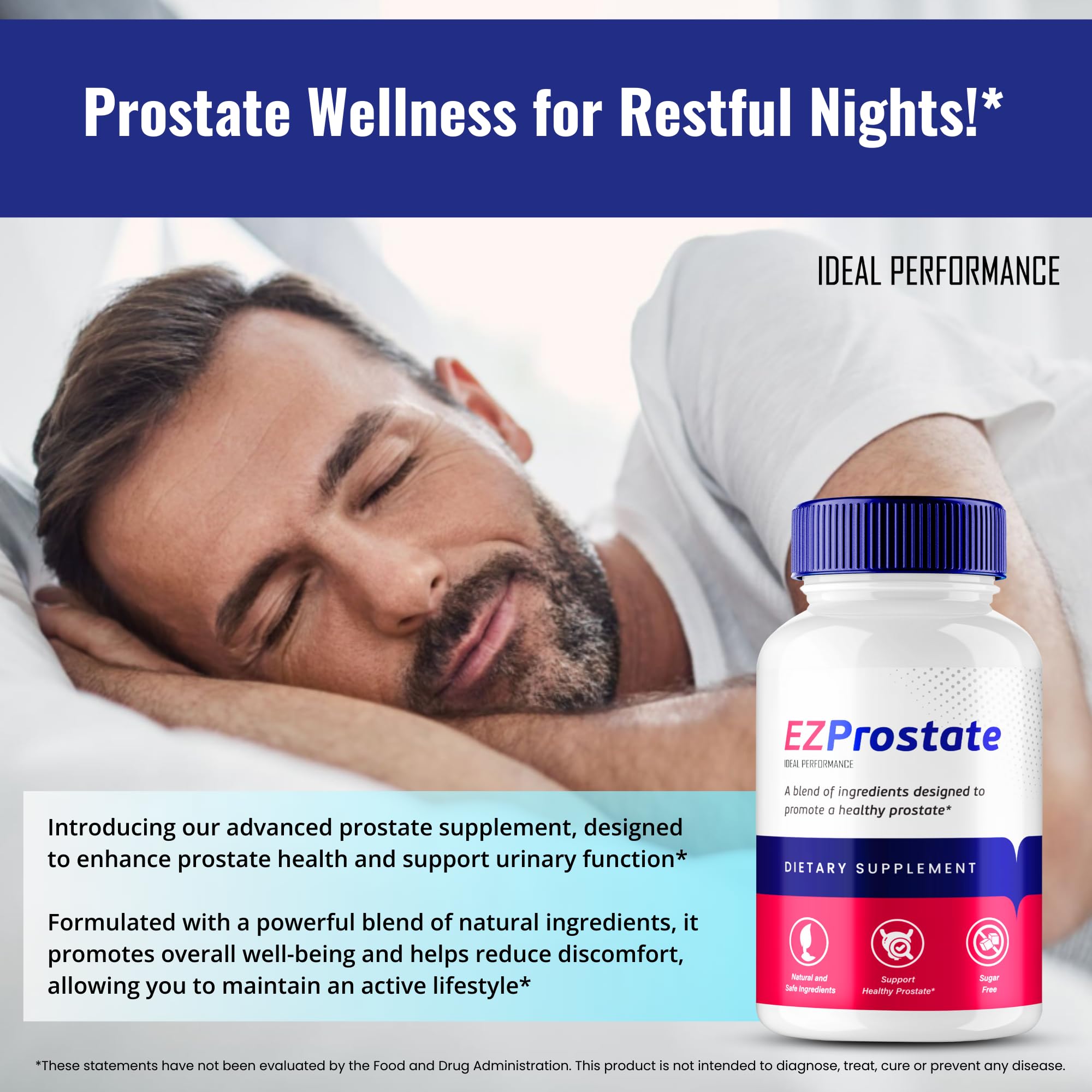 IDEAL PERFORMANCE EZ Prostate Capsules nutritional information