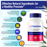 IDEAL PERFORMANCE EZ Prostate Capsules on a wooden table