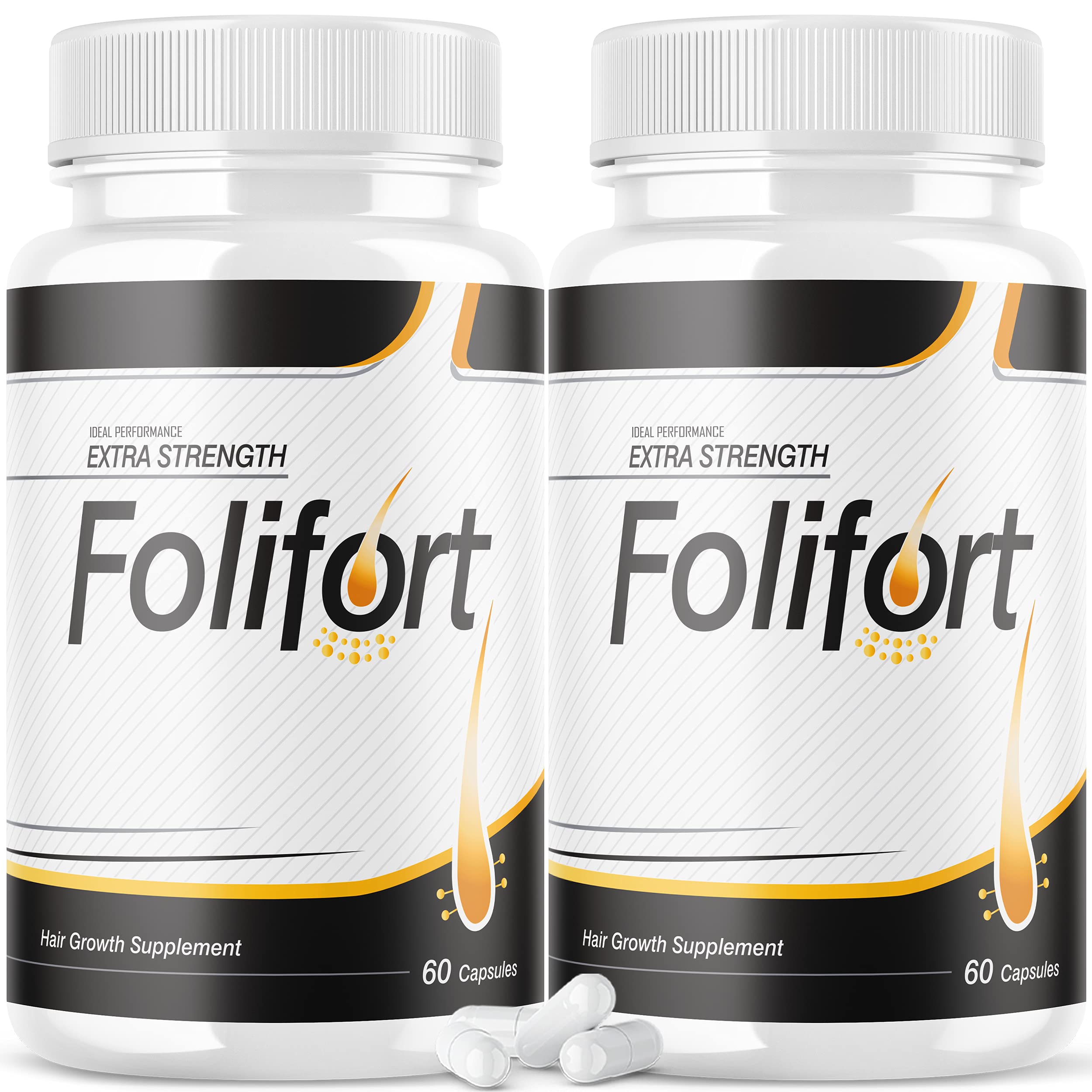 IDEAL PERFORMANCE Folifort Hair Growth Extra Strength Capsules packaging