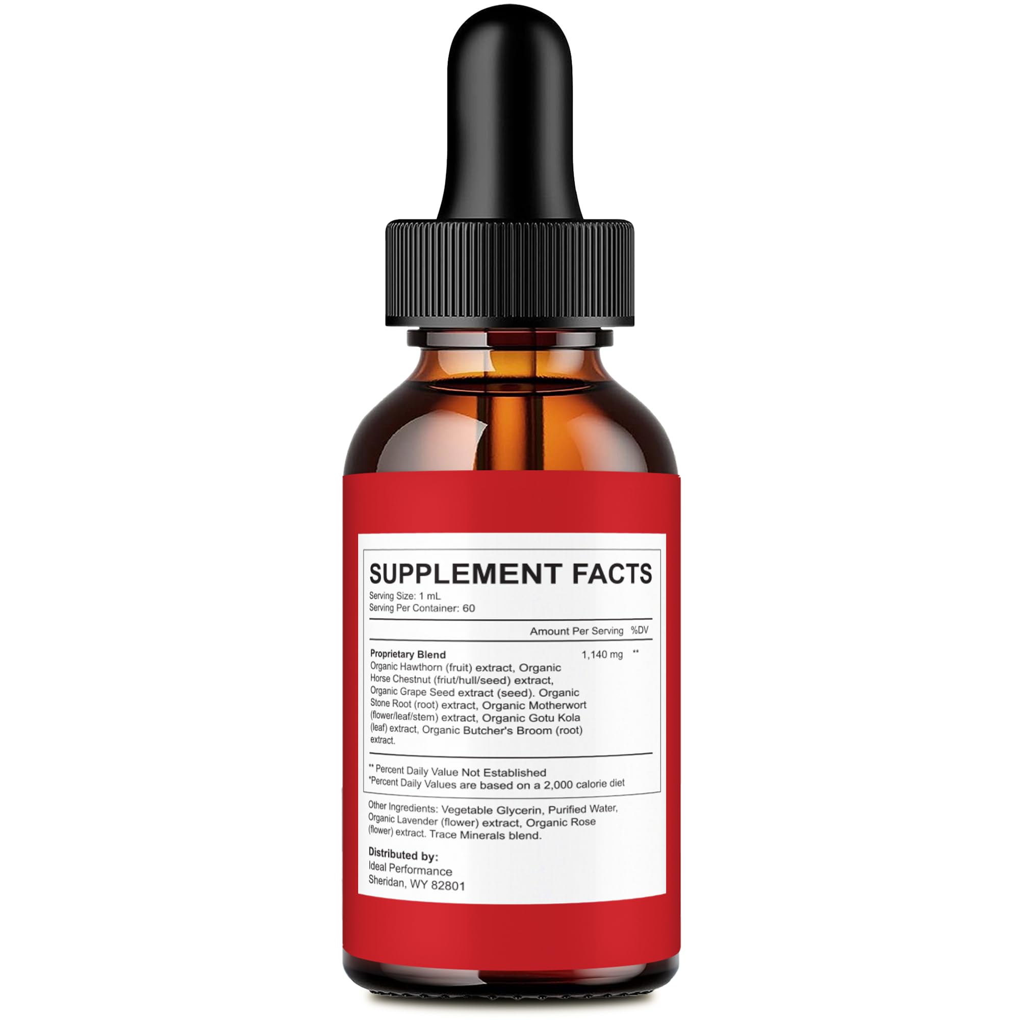 IDEAL PERFORMANCE Free Sugar Pro Drops 113g bottle side view