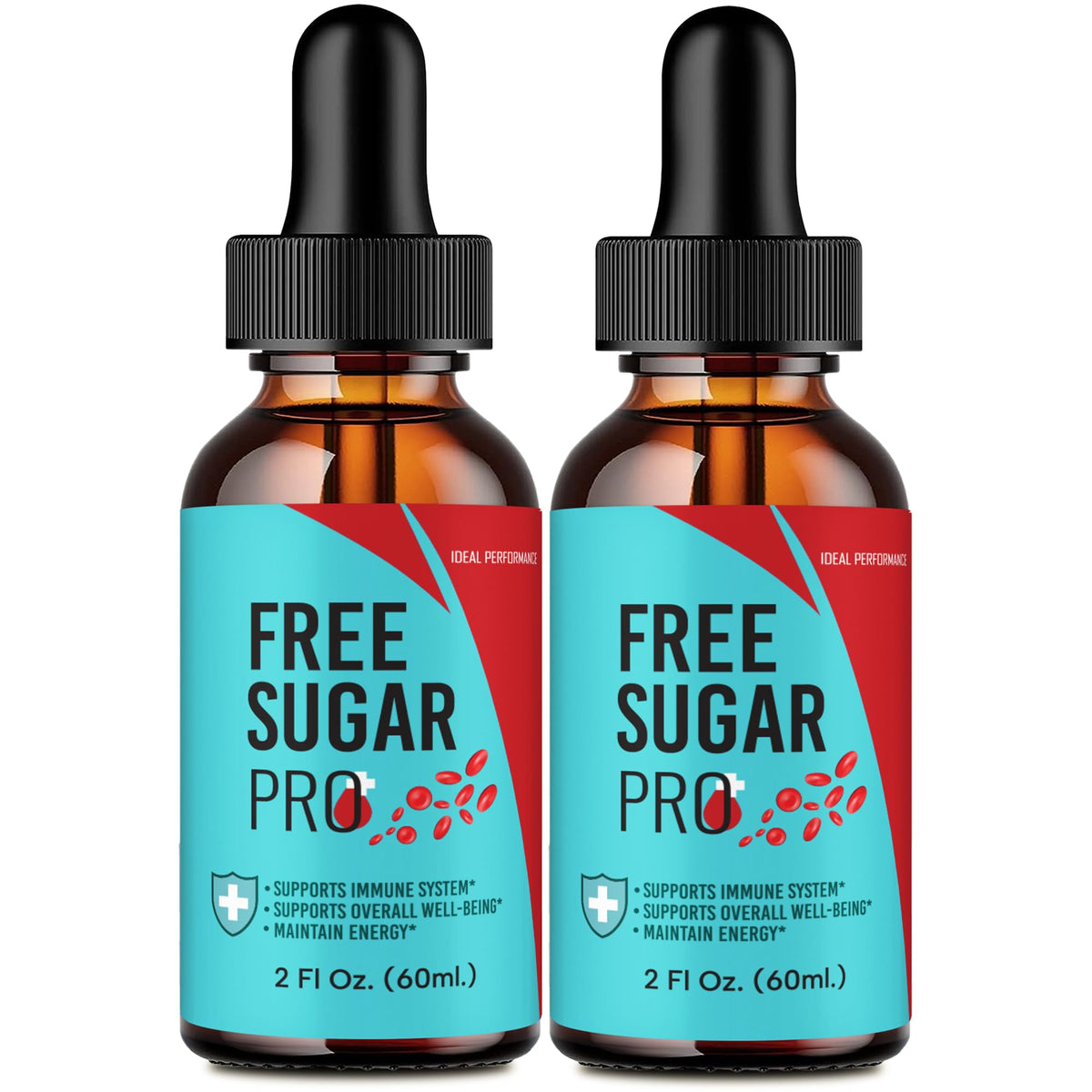 IDEAL PERFORMANCE Free Sugar Pro Drops 113g front view