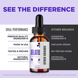IDEAL PERFORMANCE Gelatide Max Drops on a table