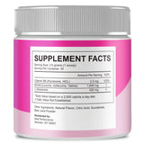 IDEAL PERFORMANCE Gelatin Burn Powder back view with ingredient list