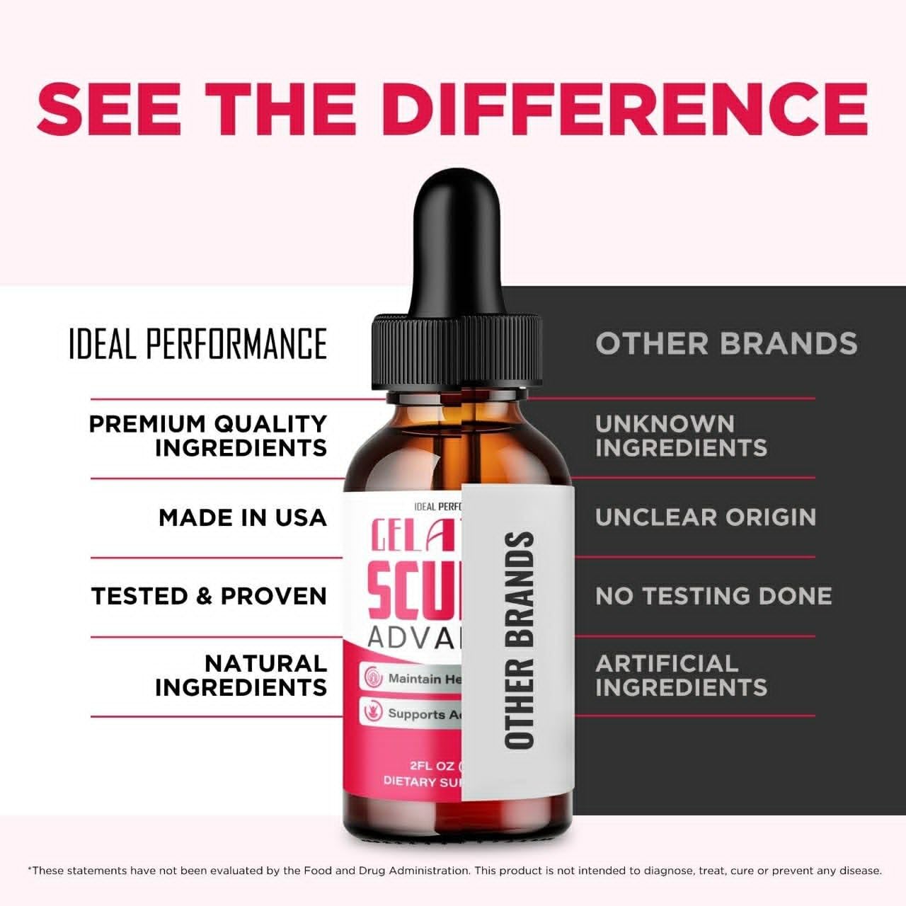 IDEAL PERFORMANCE Gelatine Sculpt Drops on a kitchen counter
