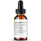 IDEAL PERFORMANCE Gluco Delete Drops back view with ingredients