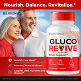 IDEAL PERFORMANCE Gluco Revive Supplement Capsules on a wooden table