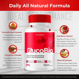 IDEAL PERFORMANCE GlucoBio Capsules on a wooden table