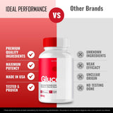 IDEAL PERFORMANCE GlucoBio Capsules with a measuring spoon for dosage