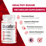 IDEAL PERFORMANCE Glucofort Supplement Capsules bottle with label