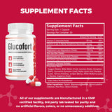 IDEAL PERFORMANCE Glucofort Supplement Capsules opened bottle