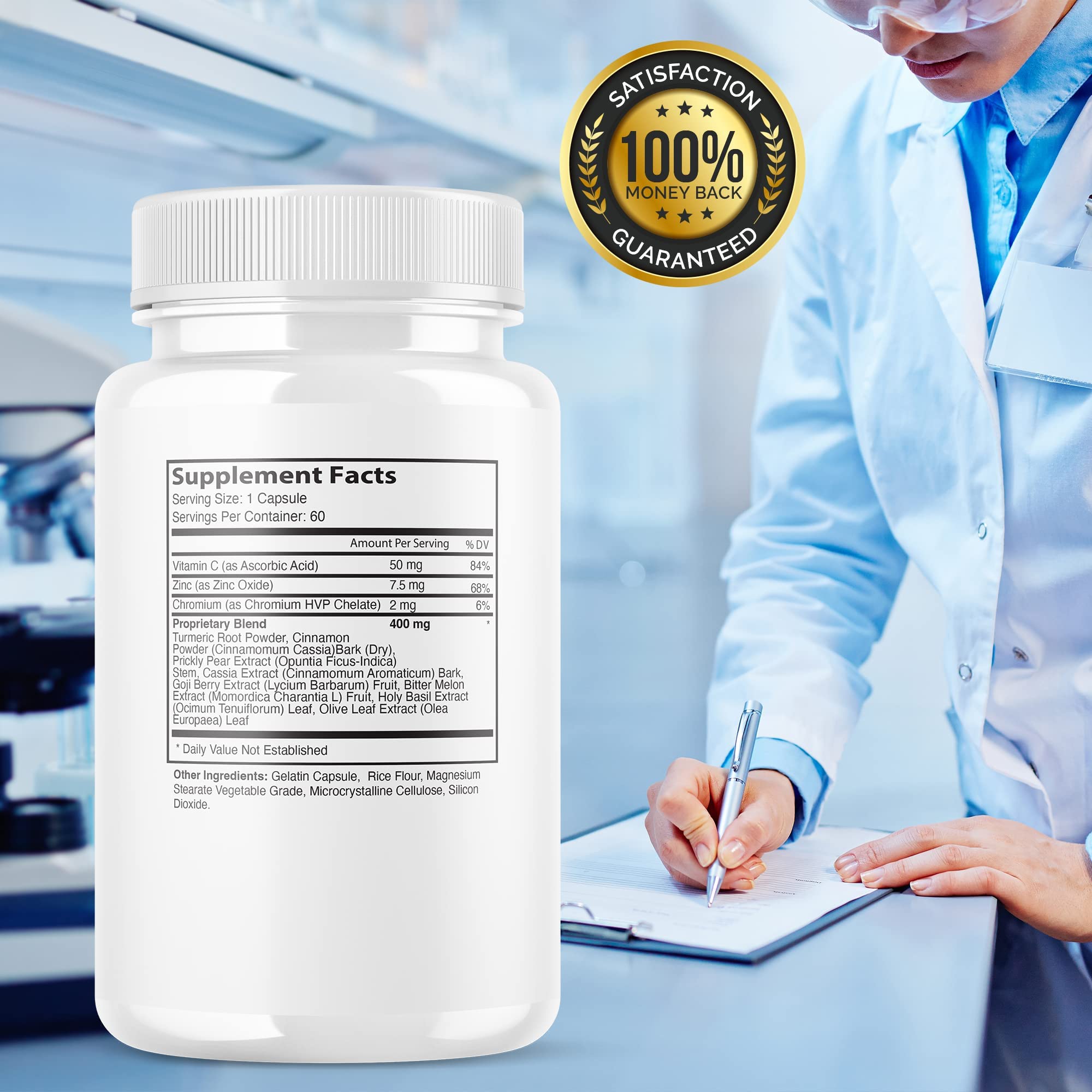 IDEAL PERFORMANCE GlucoFreeze Capsules packaging with label