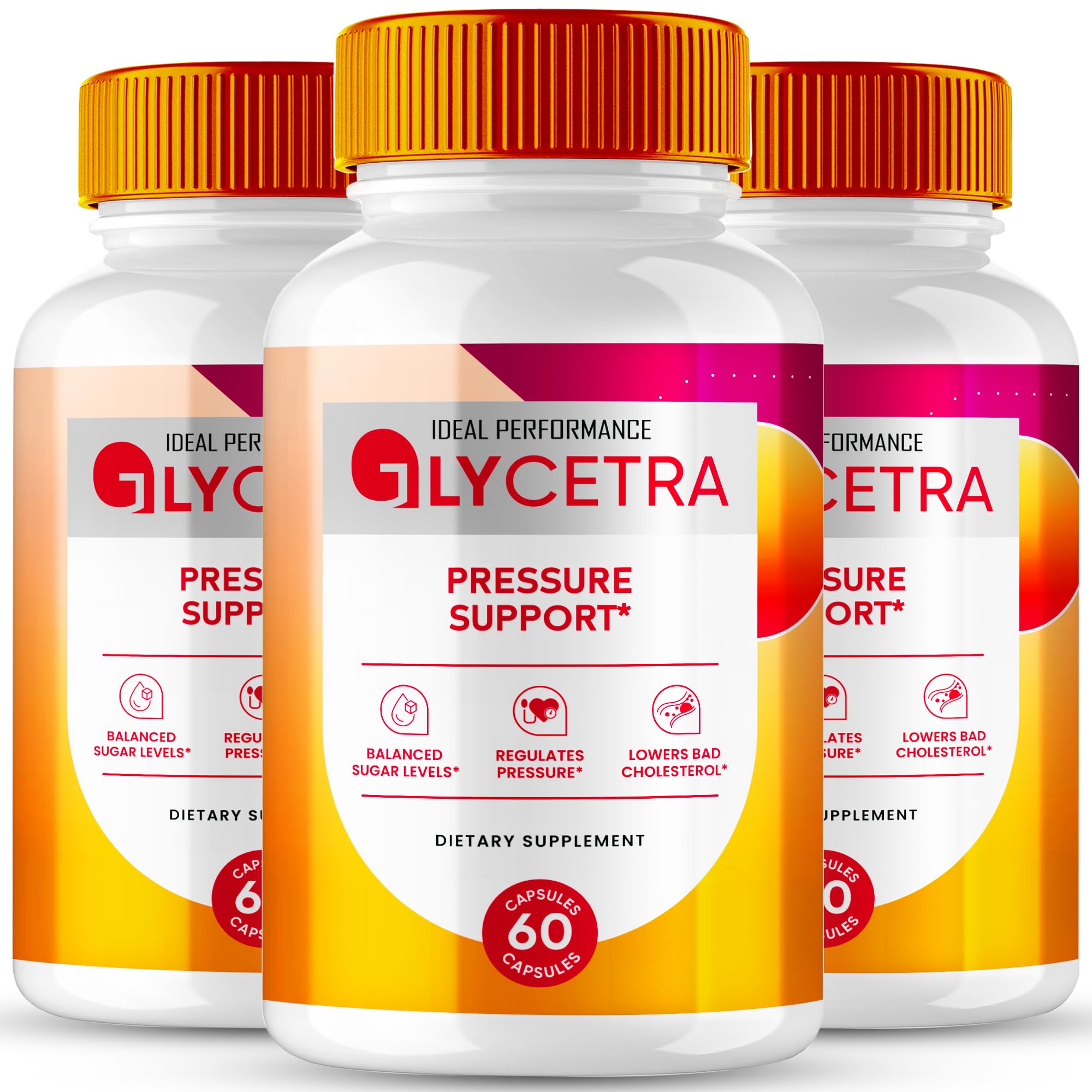 IDEAL PERFORMANCE Glycetra Advanced Blood Formula Capsules front view
