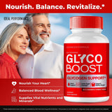 IDEAL PERFORMANCE Glyco support Blood Capsules on a wooden table