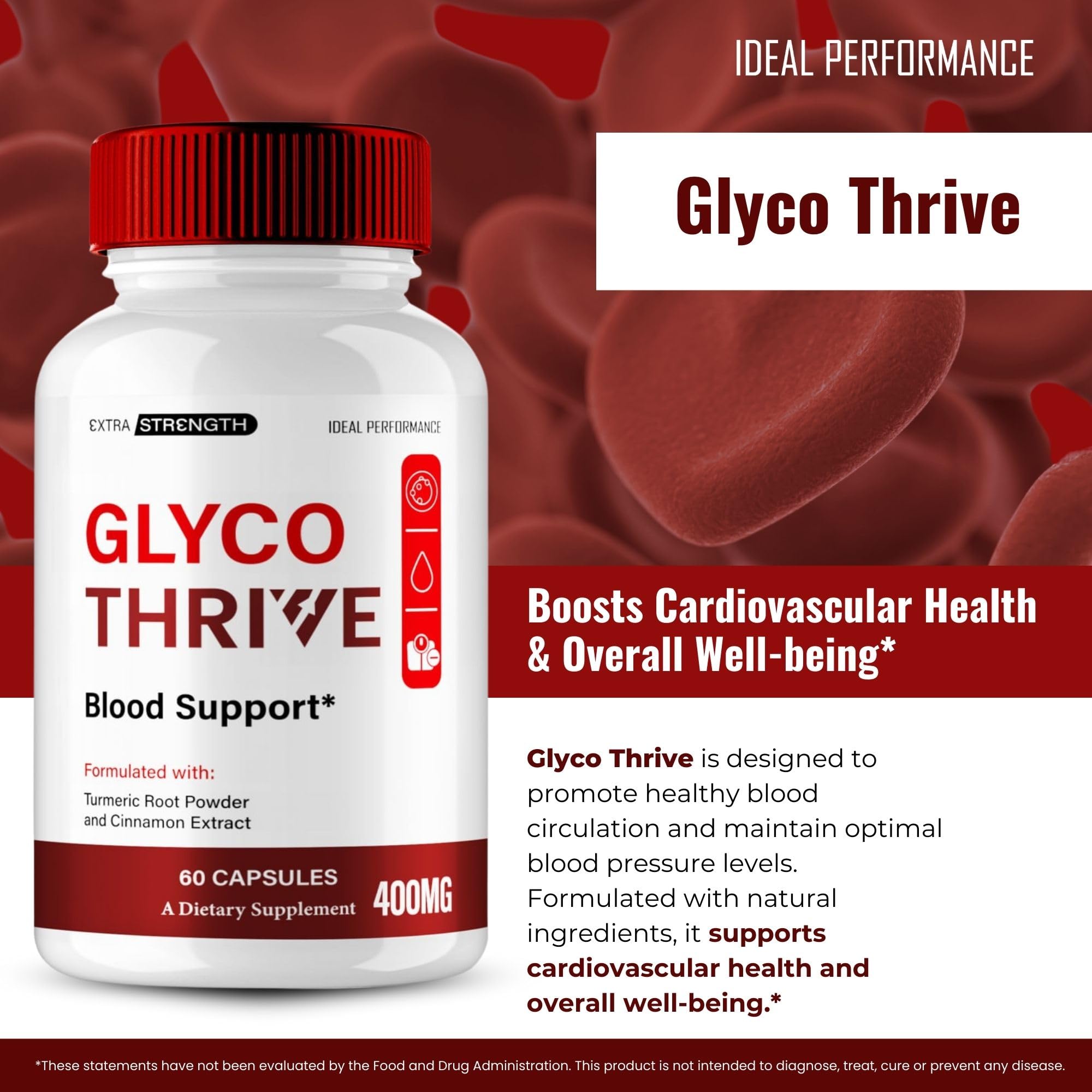 IDEAL PERFORMANCE Glyco Thrive Capsules opened bottle