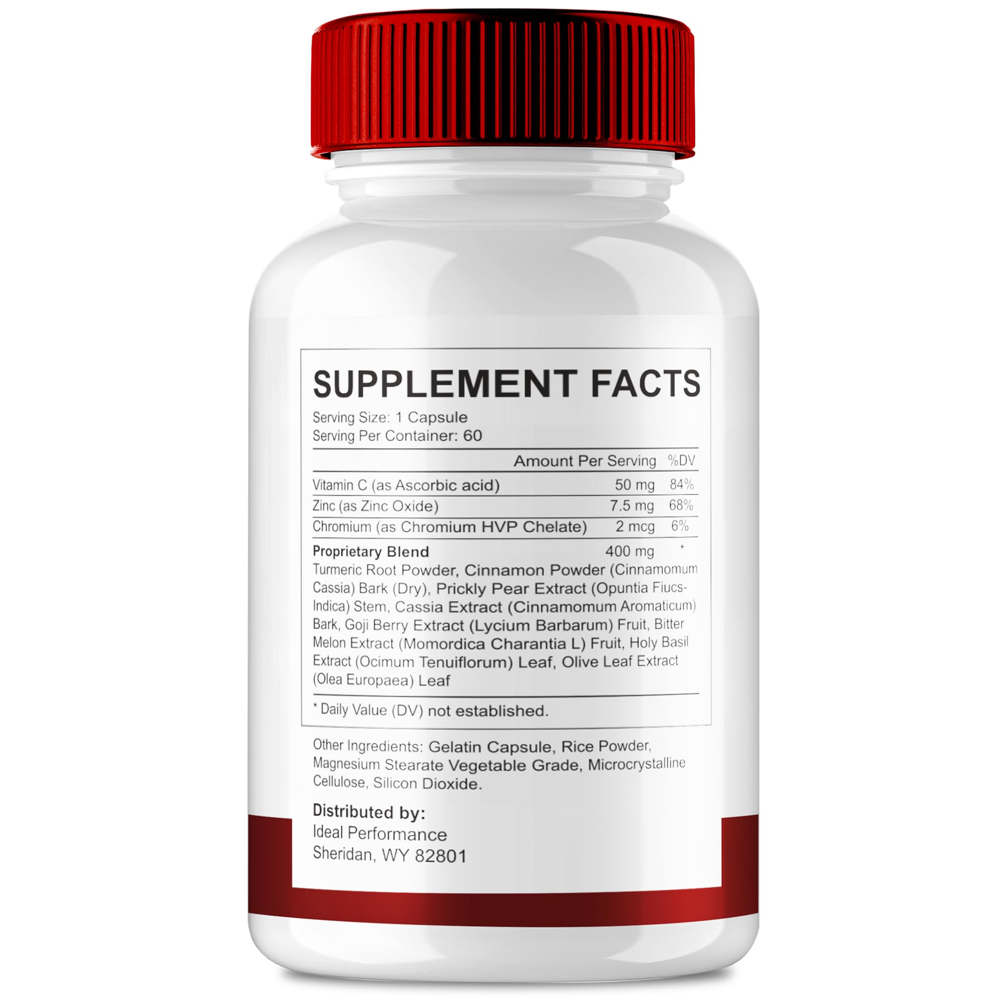 IDEAL PERFORMANCE Glyco Thrive Capsules packaging
