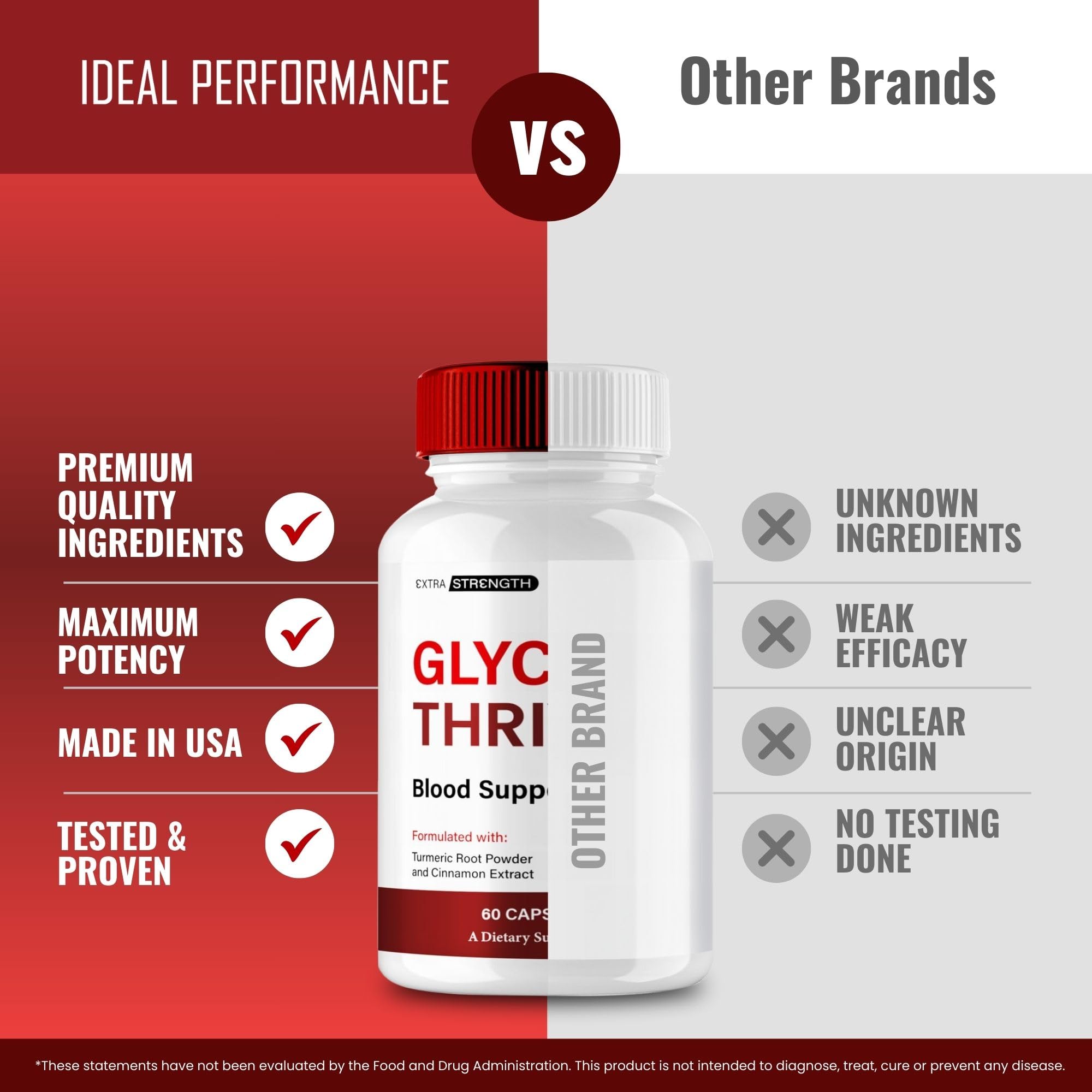 IDEAL PERFORMANCE Glyco Thrive Capsules with measuring spoon