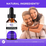 IDEAL PERFORMANCE Glycopezil Drops back view showing ingredients