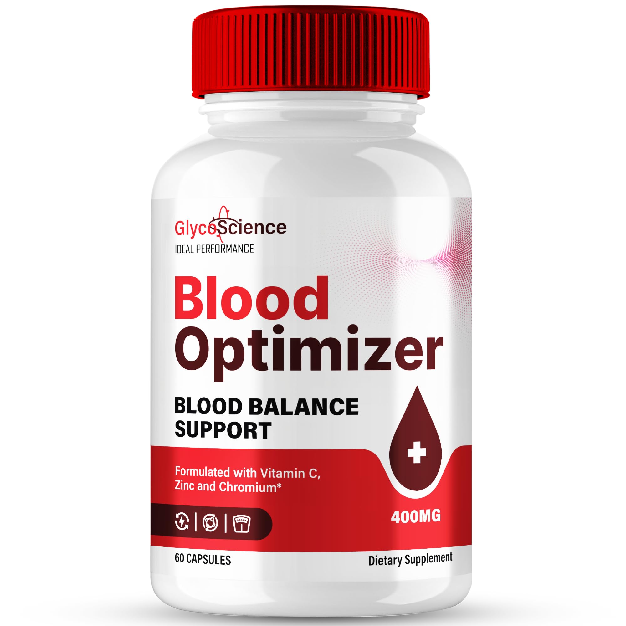 IDEAL PERFORMANCE GlycoScience Blood Optimizer Capsules front view