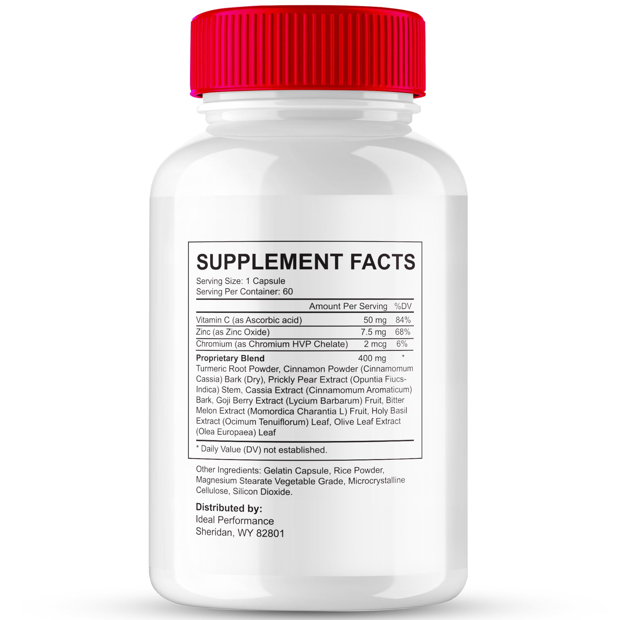IDEAL PERFORMANCE Glycowane Capsules side view