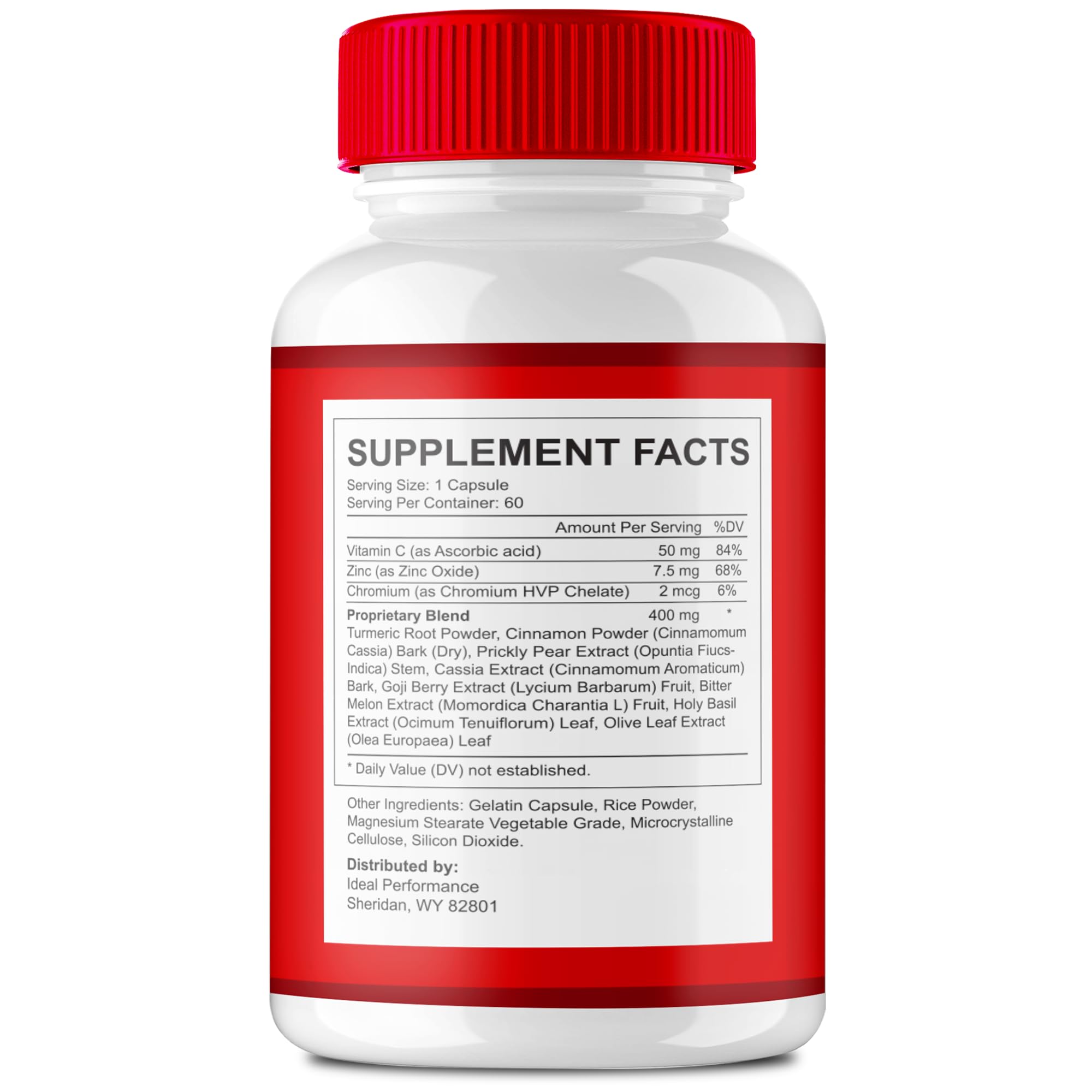 IDEAL PERFORMANCE Heart Freedom Capsules side view