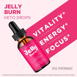 IDEAL PERFORMANCE Jelly Burn Drops dropper in use