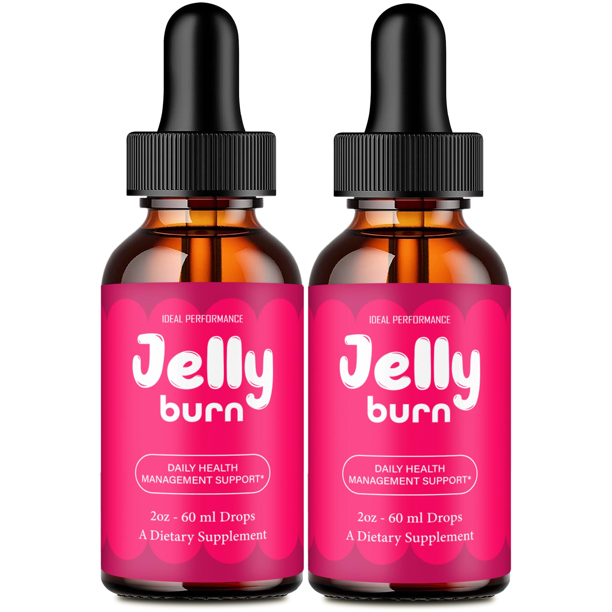 IDEAL PERFORMANCE Jelly Burn Drops front view with dropper
