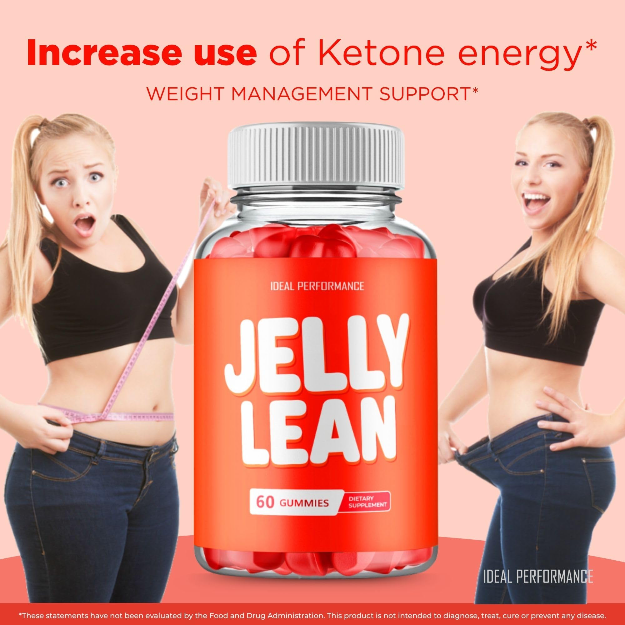 IDEAL PERFORMANCE Jelly Lean Gummies back view packaging