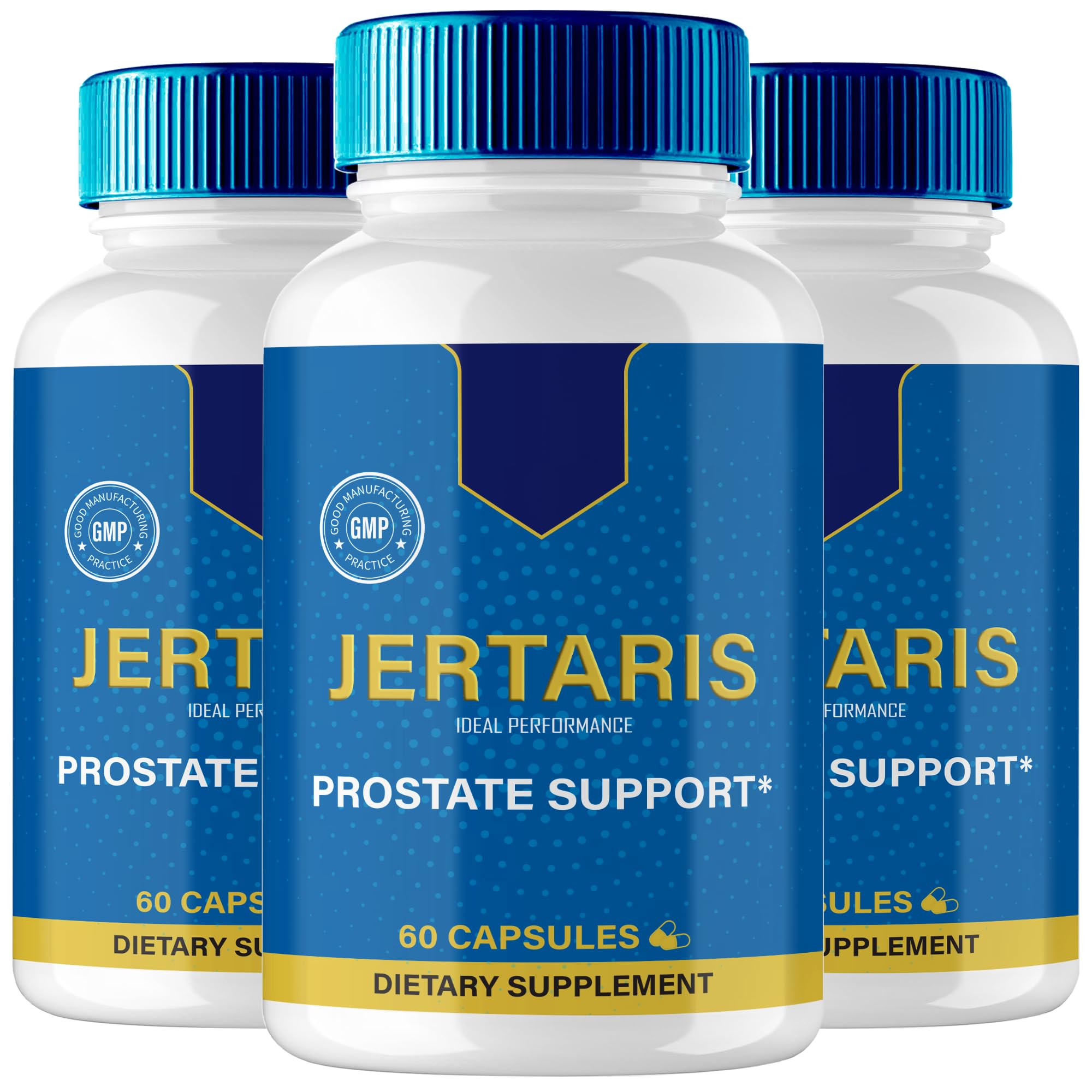 IDEAL PERFORMANCE Jertaris Prostate Health Supplement Capsules front view