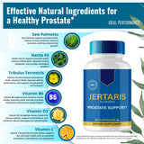 IDEAL PERFORMANCE Jertaris Prostate Health Supplement nutritional information