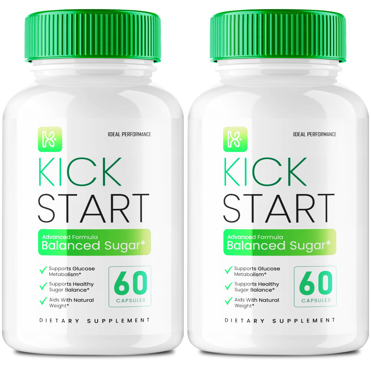 IDEAL PERFORMANCE Kick Start Capsules front view packaging