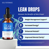 IDEAL PERFORMANCE Lean Drops liquid formula close-up