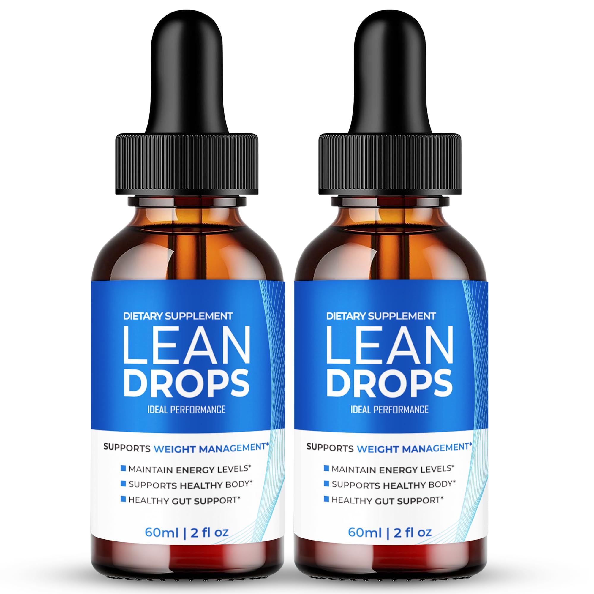 IDEAL PERFORMANCE Lean Drops maximum strength keto supplement front view