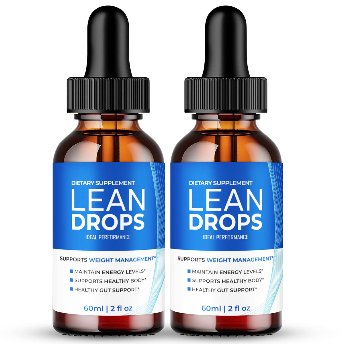 IDEAL PERFORMANCE Lean Drops maximum strength keto supplement front view