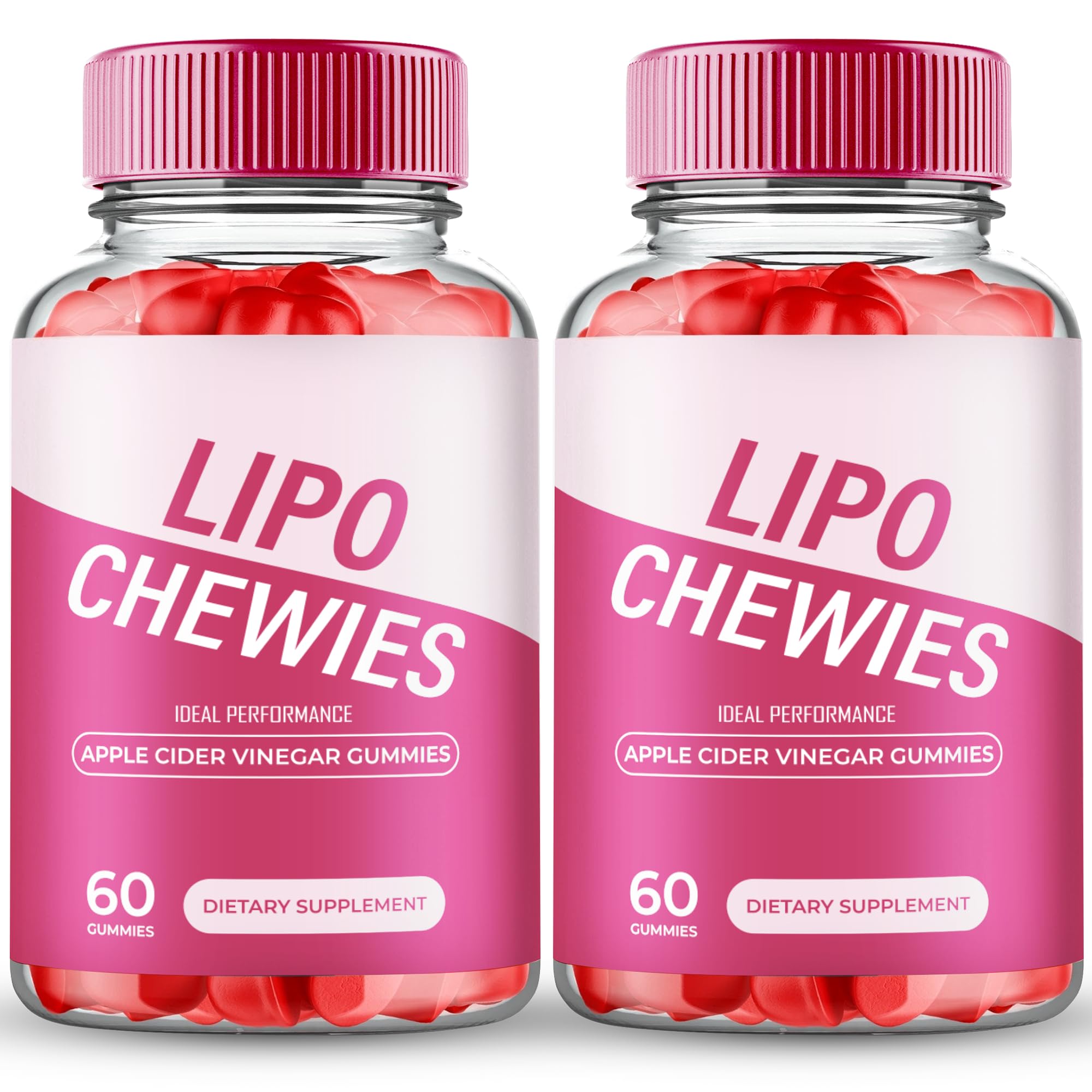 IDEAL PERFORMANCE Lipo Chewies Gummies front view packaging